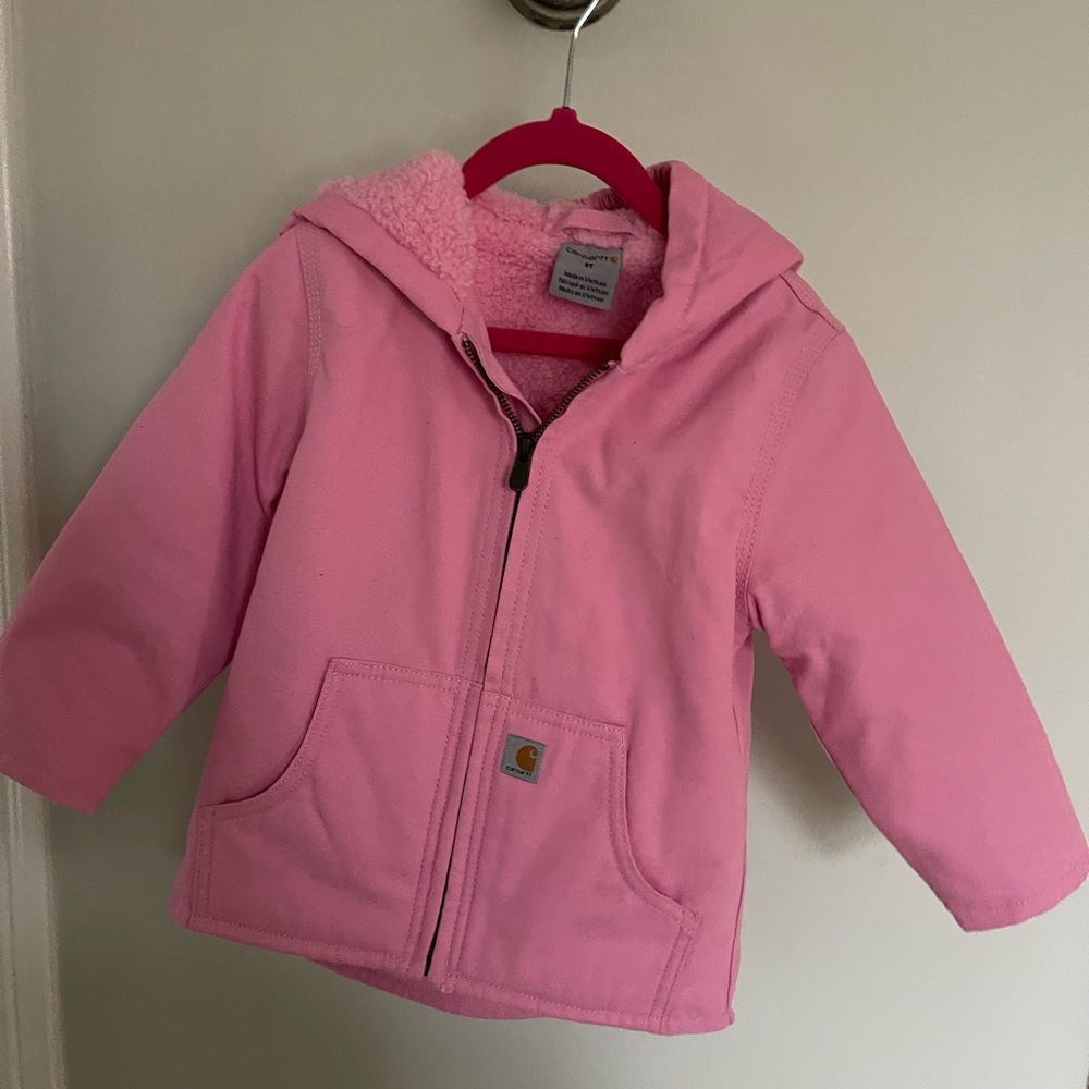 Carhartt little girls fleece lined coat